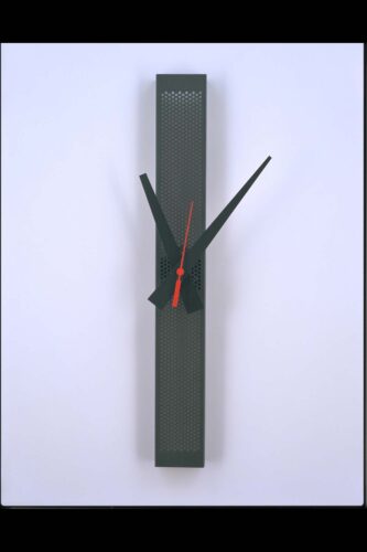 Metro Black Wall Clock